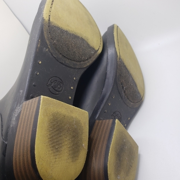 Lucky brand Chelsea Black heeled rain ankle booties size 8 - Picture 7 of 10